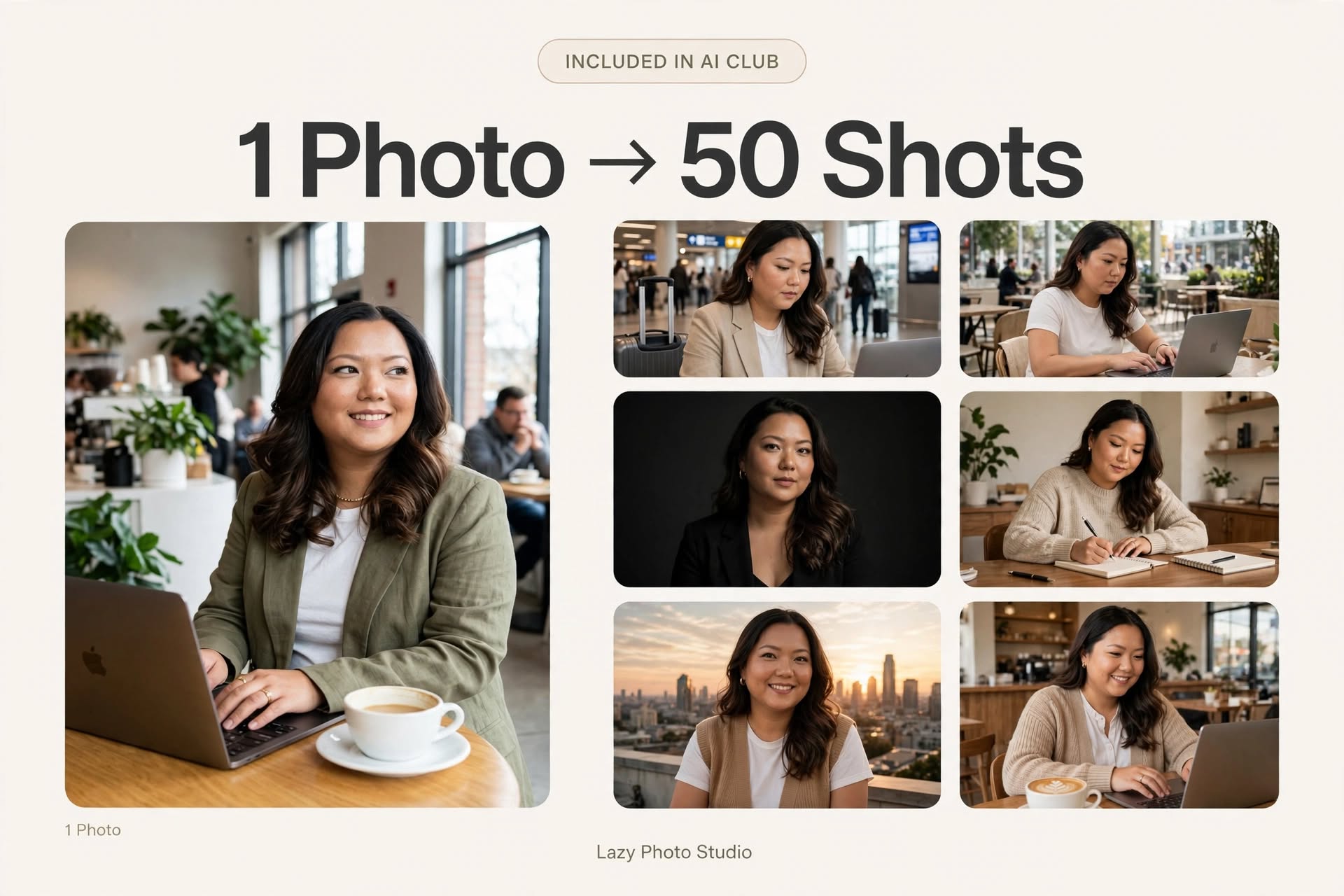 Lazy Photo Studio interface